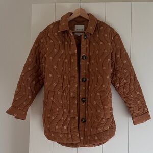 Madewell Brown Quilted Jacket XXS